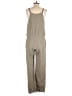 Burning Torch 100% Cotton Solid Gray Jumpsuit Size XS - photo 2