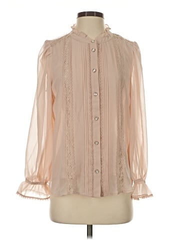 Adrianna Papell Long Sleeve Blouse (view 1)