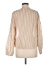 MNG 100% Cotton Ivory Long Sleeve Blouse Size 6 - photo 2