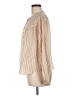 MNG 100% Cotton Ivory Long Sleeve Blouse Size 6 - photo 5