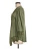 Venus 100% Rayon Green 3/4 Sleeve Blouse Size M - photo 5