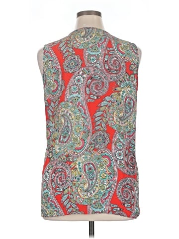 Rose + Olive Sleeveless Blouse (view 2)