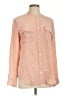 Equipment Chevron-herringbone Orange Long Sleeve Button-Down Shirt Size L - photo 1
