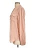 Equipment Chevron-herringbone Orange Long Sleeve Button-Down Shirt Size L - photo 5