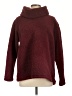 Lands' End 100% Polyester Burgundy Turtleneck Sweater Size L (petite) - photo 1