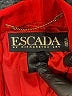 Escada by Margaretha Ley Red Coat Size EU 42 / US 12 - photo 6
