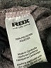 RBX 100% Polyester Tweed Brown Turtleneck Sweater Size L - photo 8
