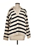 H&M Stripes Ivory Pullover Sweater Size M - photo 1