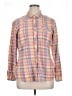 Eddie Bauer 100% Cotton Plaid Orange Long Sleeve Button-Down Shirt Size XL - photo 1