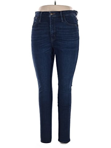 Madewell Tall 10" High-Rise Skinny Jeans in Hayes Wash (view 1)