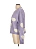 No Comment Hearts Purple Pullover Sweater Size L - photo 5