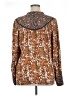 Hinge 100% Viscose Animal Print Brown Long Sleeve Blouse Size XL - photo 2