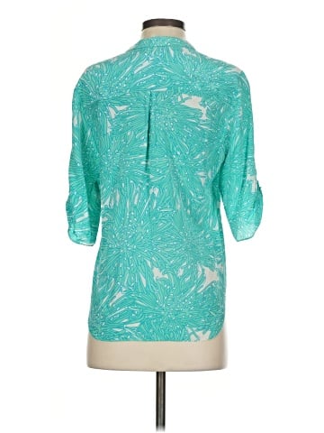 Amanda Uprichard 3/4 Sleeve Silk Top (view 2)