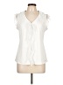 Tommy Hilfiger Ivory Sleeveless Blouse Size L - photo 1