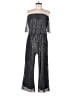 Wildfox 100% Polyester Metallic Silver Jumpsuit Size Med (2 or M) - photo 1