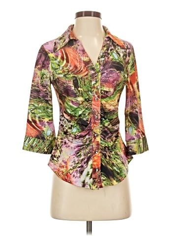MESMERIZE 3/4 Sleeve Blouse (view 1)