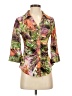 MESMERIZE Green 3/4 Sleeve Blouse Size XS - photo 1