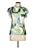 Zara Green Short Sleeve Blouse Size L - photo 1