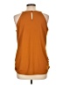 Essentials by Milano Orange Sleeveless Blouse Size L - photo 2