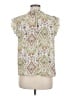 Chenault 100% Polyester Ivory Short Sleeve Blouse Size M - photo 2