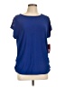 89th & Madison Blue Short Sleeve Top Size L - photo 1