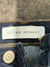 Flying Monkey Solid Blue Jeans Size 27 waist - photo 7