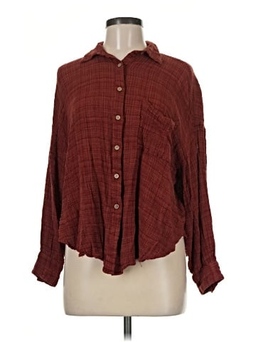 Free People 3/4 Sleeve Button-Down Shirt (view 1)