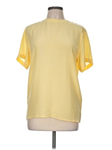 Jones New York Short Sleeve Silk Top (view 1)