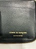 Comme des Garçons 100% Leather Gray Black Leather Wallet One size - photo 4