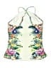 Venus Tropical Green Swimsuit Top Size 10 - photo 2