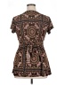 Only Nine Brown Short Sleeve Blouse Size XL (estimated) - photo 2