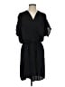BCBGMAXAZRIA 100% Polyester Solid Black Casual Dress Size S - photo 1