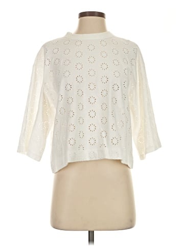 Madewell Embroidered Wide-Sleeve Boxy Tee (view 1)