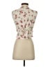 MNG 100% Viscose Ivory Sleeveless Blouse Size 4 - photo 2