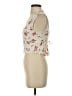 MNG 100% Viscose Ivory Sleeveless Blouse Size 4 - photo 5