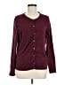Lands' End Burgundy Cardigan Size M - photo 1
