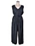 Purejill Stripes Gray Jumpsuit Size 2X (estimated) - photo 1