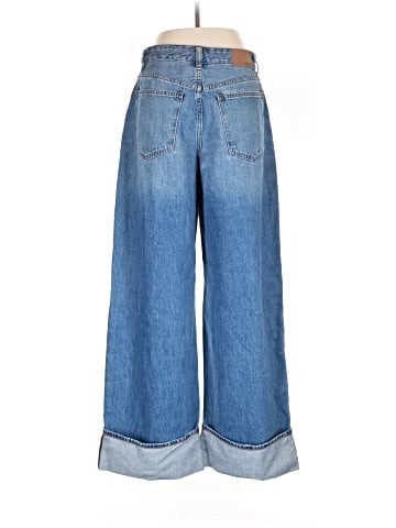 Madewell Curvy Superwide-Leg Jeans in Fannin Wash (view 2)