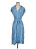 Lush 100% Rayon Blue Casual Dress Size S - photo 1
