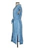Lush 100% Rayon Blue Casual Dress Size S - photo 5