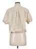 Levi's Animal Print Tan Short Sleeve Blouse Size M - photo 2