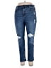 a.n.a. A New Approach Hearts Blue Jeans Size 14 - photo 1
