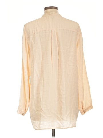 Eileen Fisher Long Sleeve Silk Top (view 2)