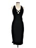 Bebe Solid Black Cocktail Dress Size M - photo 1