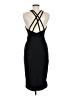 Bebe Solid Black Cocktail Dress Size M - photo 2