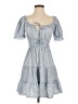 Blush 100% Polyester Blue Casual Dress Size S - photo 1