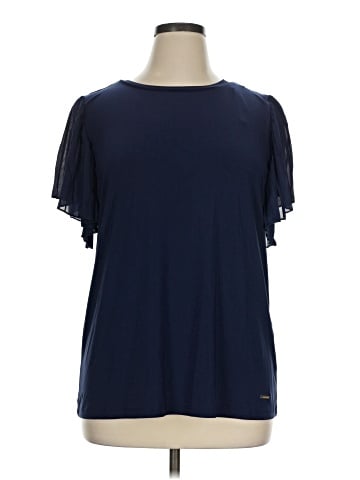 Anne Klein Short Sleeve Top (view 1)