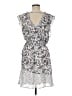 DR2 100% Polyester Paisley Gray Casual Dress Size M - photo 2