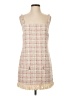 Alexis 100% Polyester Tweed Ivory Casual Dress Size S - photo 1