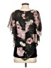 Naif Black Short Sleeve Blouse Size M - photo 2